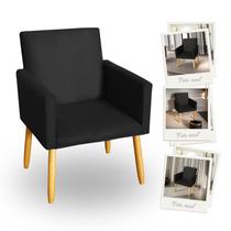 Poltrona Decorativa Nina Para Sala De Estar, Poltrona Para Recepção E Sala De Espera, Poltrona Para Consultório