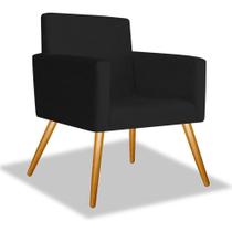 Poltrona Decorativa Nina Preto - King Decor