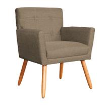 Poltrona Decorativa Onix Linho Cores Variadas - DS Estofados Poltrona Decorativa Onix Linho Cores Variadas - DS Estofados