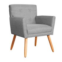 Poltrona Decorativa Onix Linho Cores Variadas - DS Estofados Poltrona Decorativa Onix Linho Cores Variadas - DS Estofados