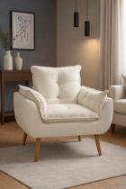 Poltrona Decorativa Opala para Sala de Estar Conforto, Estilo e Design Moderno