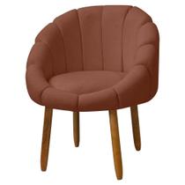 Poltrona Decorativa Orgânica Flora Fixa Recepção Estética Bouclê