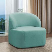 Poltrona Decorativa Orgânica para Sala Diully Bouclê E03 - D'Rossi