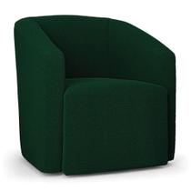 Poltrona Decorativa Orgânica Stella Max Bouclê Verde D03 - D'rossi