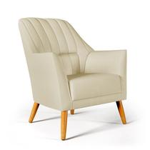 Poltrona Decorativa Orion Bordada Sued Bege Aradecor Poltrona Decorativa Orion Bordada Sued Bege Aradecor