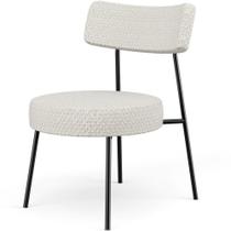 Poltrona Decorativa Para Sala De Estar Base Fixa Londres L02 Bouclê Cru - Lyam Poltrona Decorativa Para Sala De Estar Base Fixa Londres L02 Bouclê Cru - Lyam