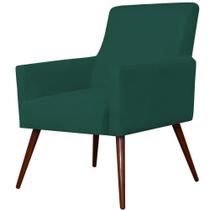 Poltrona Decorativa Para Sala de Estar e Recepção Maria Pés Palito Verde Musgo - Lyam Decor Poltrona Decorativa Para Sala de Estar e Recepção Maria Pés Palito Verde Musgo - Lyam Decor
