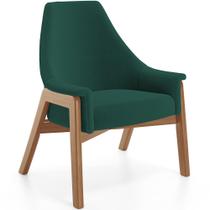 Poltrona Decorativa Para Sala de Estar Sakura L02 Bouclê Verde - Lyam Decor Poltrona Decorativa Para Sala de Estar Sakura L02 Bouclê Verde - Lyam Decor
