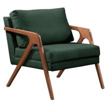 Poltrona Decorativa para Sala Mona Luxo Veludo Verde Moraes Decor Poltrona Decorativa para Sala Mona Luxo Veludo Verde Moraes Decor
