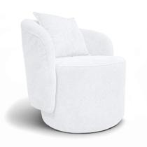 Poltrona Decorativa para Sala Quarto Aisha Orgânica - Élpis Móveis