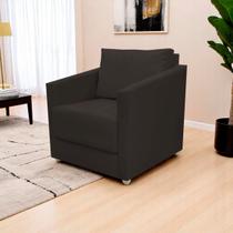 Poltrona Decorativa Para Sala Recepção Manicure Consultório Celine Suede