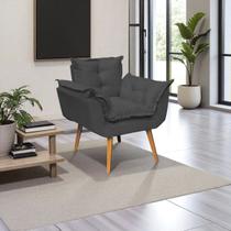 Poltrona Decorativa Para Sala Recepção Manicure Consultório Confortável Alice Suede Poltrona Decorativa Para Sala Recepção Manicure Consultório Confortável Alice Suede