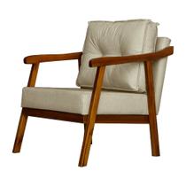 Poltrona Decorativa Para Sala Vitoria Veludo Divini Decor