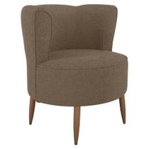 Poltrona Decorativa Pes Palito Savana Boucle-Milani Store Poltrona Decorativa Pes Palito Savana Boucle-Milani Store