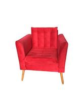 Poltrona + Decorativa Phoenix Vermelha REC ESTOFADOS Poltrona + Decorativa Phoenix Vermelha REC ESTOFADOS