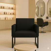 Poltrona Decorativa Reforçada Para Recepção E Estética Poltrona Decorativa Reforçada Para Recepção E Estética