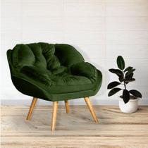 Poltrona Decorativa Sala Escritório Flórida Luxo Recepção