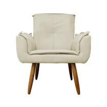 Poltrona Decorativa Suede Emília Plus Várias Cores - Ds Estofados