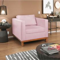 Poltrona Decorativa Suede Esper Poltrona Decorativa Suede Esper
