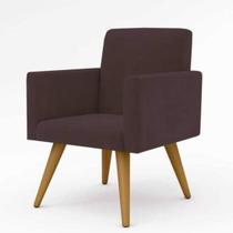 Poltrona Decorativa Talita Cor Marrom Poltrona Decorativa Talita Cor Marrom