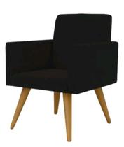 poltrona decorativa talita cor preta poltrona decorativa talita cor preta
