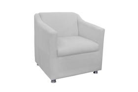 Poltrona Decorativa Tilla Suede Branco - Belliv Decor Poltrona Decorativa Tilla Suede Branco - Belliv Decor