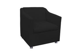 Poltrona Decorativa Tilla Suede Preto Consultório Dentista Poltrona Decorativa Tilla Suede Preto Consultório Dentista
