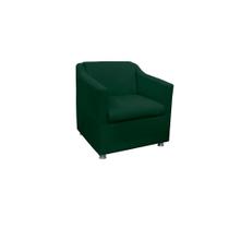 Poltrona Decorativa Tilla Suede Verde - Montanaris Decor