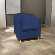 Poltrona Decorativa TillakTillak Sala de Estar, Recepção, Consultório e Escritório, Assento Confortável Revestimento Suede Premium