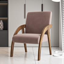 Poltrona Decorativa Veludo Duda Espresso Móveis