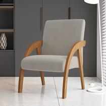 Poltrona Decorativa Veludo Duda Espresso Móveis