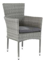 Poltrona Deluxe - Fibra Rattan - 88X57X59Cm - Cinza