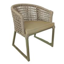 Poltrona Denver De Corda Náutica Com Almofada Móvel de Área Externa Poltrona Denver De Corda Náutica Com Almofada Móvel de Área Externa