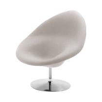 Poltrona Design Gondula Linho Bege Poltrona Design Gondula Linho Bege