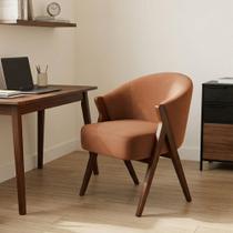 Poltrona Design Moderno Confortavel para Sala e Quarto Laranja Ayme Poltrona Design Moderno Confortavel para Sala e Quarto Laranja Ayme