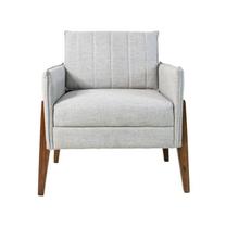 Poltrona Diamante Linho Cinza Prata Salar de estar/ Recepção/ Consultório Poltrona Diamante Linho Cinza Prata Salar de estar/ Recepção/ Consultório