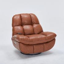 Poltrona do Papai Cinema Elétrica Boston com Massagem Aquecimento Balanço Entrada USB/USB-C PU Caramelo G94 - Gran Belo