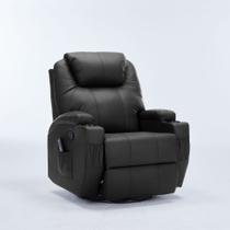 Poltrona do Papai Cinema Manual Vector Balanço Massagem Aquecimento Porta Copos PU Preto G94 - Gran Belo Poltrona do Papai Cinema Manual Vector Balanço Massagem Aquecimento Porta Copos PU Preto G94 - Gran Belo