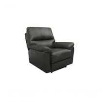 Poltrona Do Papai De Couro Genova Power Touch Soft Charcoal - Mempra Poltrona Do Papai De Couro Genova Power Touch Soft Charcoal - Mempra