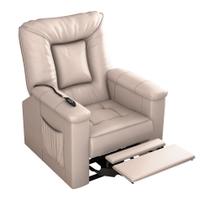 Poltrona do Papai Ken 90cm Reclinável Elétrica material sintético Bege - Sallar Home Poltrona do Papai Ken 90cm Reclinável Elétrica material sintético Bege - Sallar Home