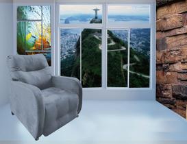 Poltrona do Papai & Mamae Reclinável Imperio Grafitte