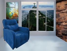 Poltrona do Papai & Mamae Reclinável Imperio Marinho