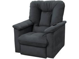 Poltrona do Papai Motorizada Reclinavel Porshe Cinza Matrix Poltrona do Papai Motorizada Reclinavel Porshe Cinza Matrix