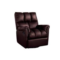 Poltrona do Papai Reclinável Aspen Romana Zero Wall Giro e Balanço Courano Marrom - Probel