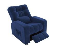 Poltrona do Papai Reclinavel Azera Azul Matrix Poltrona do Papai Reclinavel Azera Azul Matrix