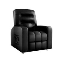 Poltrona do Papai Reclinavel Azera Sintetico Preto Matrix Poltrona do Papai Reclinavel Azera Sintetico Preto Matrix