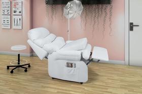 Poltrona do Papai Reclinável Barão com Assento de Elevação