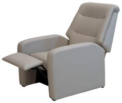 Poltrona do Papai Reclinável Classic Sintetico Bege Matrix