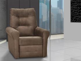 Poltrona Do Papai Reclinável Clio Suede Marrom Matrix Poltrona Do Papai Reclinável Clio Suede Marrom Matrix