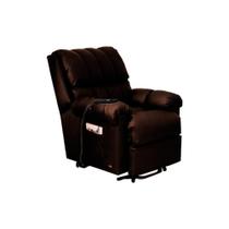Poltrona do Papai Reclinável Detroit Golden Zero Wall Motorizada c/ Lift Courano Marrom - Probel